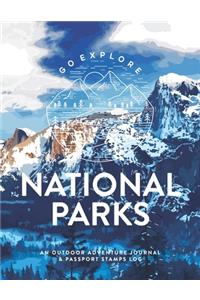 National Parks: An Outdoor Adventure Journal & Passport Stamps Log (Large), Yosemite