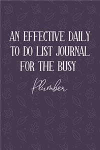 AN EFFECTIVE DAILY TO DO LIST JOURNAL FOR THE BUSY Plumber