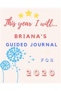 This Year I Will Briana's 2020 Guided Journal
