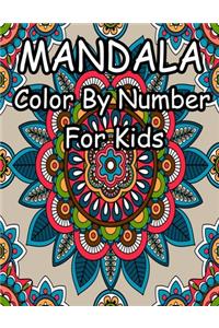 Mandala Color by Number for Kids