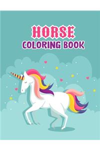 Horse coloring book