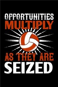 Opportunities Multiply As They Are Seized