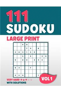 111 Sudoku Large Print