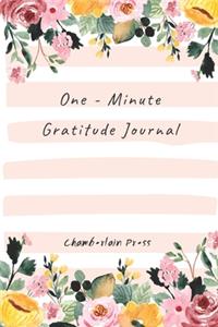 One Minute - Gratitude Journal