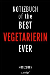 Notizbuch für Vegetarierin