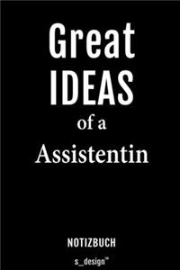 Notizbuch für Assistenten / Assistent / Assistentin