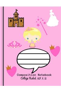 Composition Notebook - College Ruled, 8.5 x 11