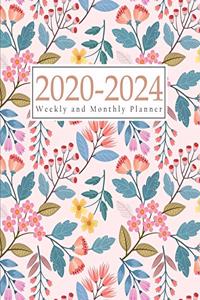 2020-2024 Weekly and Monthly Planner