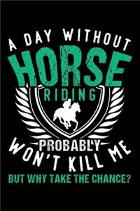 A Day Without Horse Riding - Why Take the Chance?