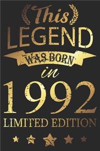 This Legend Was Born In 1992