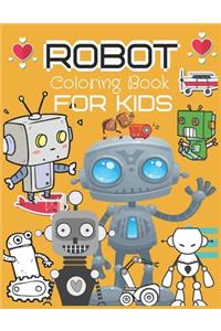 Robot Coloring Book For Kids