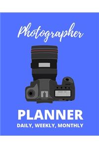 Photographer Planner Daily, Weekly Monthly