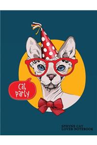 Sphynx Cat Lover Notebook
