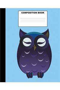 Owl Composition Book