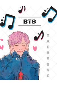 KPOP Saranghae BTS Bias V ARMYs Notebook