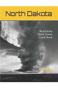 North Dakota Real Estate Open House Guest Book: Spaces for Guests