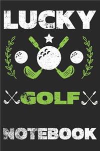 Lucky Golf Notebook