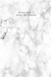 Journal Paper & Guitar Tab Notebook