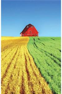 Barn Field Dot Grid Journal Planner 5.5 x 8.5