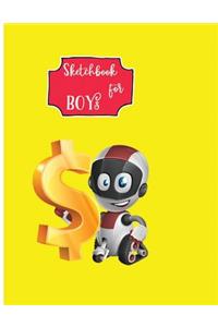 Sketchbook For Boys