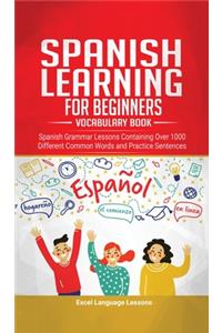 Spanish Language Learning for Beginner's - Vocabulary Book