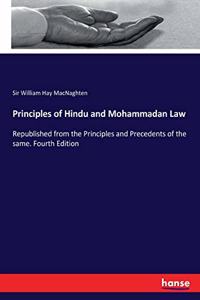 Principles of Hindu and Mohammadan Law