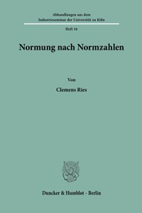 Normung Nach Normzahlen