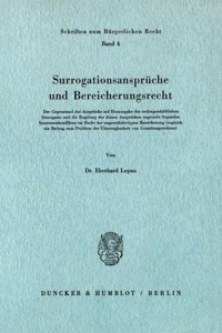 Surrogationsanspruche Und Bereicherungsrecht