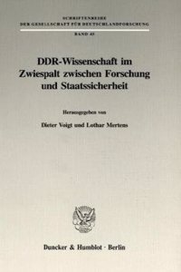 Ddr-Wissenschaft Im Zwiespalt Zwischen Forschung Und Staatssicherheit