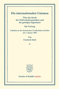 Die Internationalen Unionen