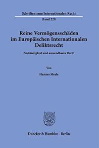 Reine Vermogensschaden Im Europaischen Internationalen Deliktsrecht