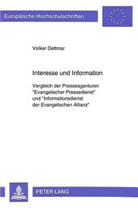 Interesse und Information