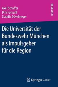 Universität Der Bundeswehr München ALS Impulsgeber Für Die Region