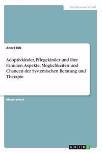 Adoptivkinder, Pflegekinder und ihre Familien. Aspekte, Möglichkeiten und Chancen der Systemischen Beratung und Therapie