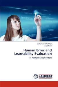 Human Error and Learnability Evaluation