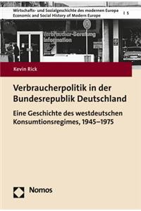 Verbraucherpolitik in Der Bundesrepublik Deutschland