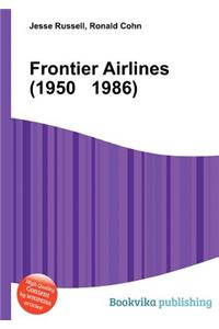 Frontier Airlines (1950 1986)