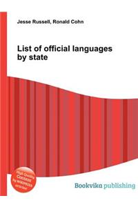 List of Official Languages by State