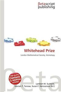 Whitehead Prize