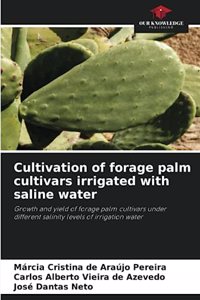 Cultivation of forage palm cultivars irrigated with saline water