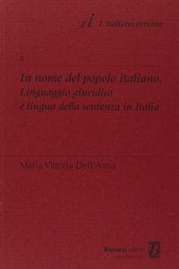 In nome del popolo italiano  - Linguaggio giuridico