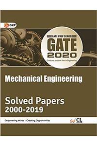 GATE 2020 : Mechanical Engineering - Solved Papers 2000-2019