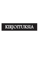 Kirjoituksia