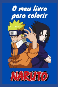 O meu livro para colorir Naruto