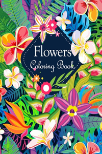 Flowers Coloring Book