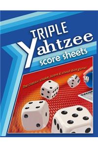 Triple Yahtzee Score Sheets