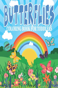 Butterflies Coloring Book For Toddlers