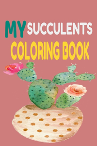 My succulents coloring book
