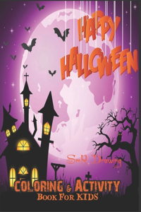 Happy Halloween coloring & Activity books For Kids