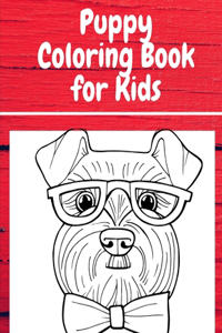 Puppy Coloring Book for Kids